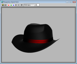 Solid Rendered Hat